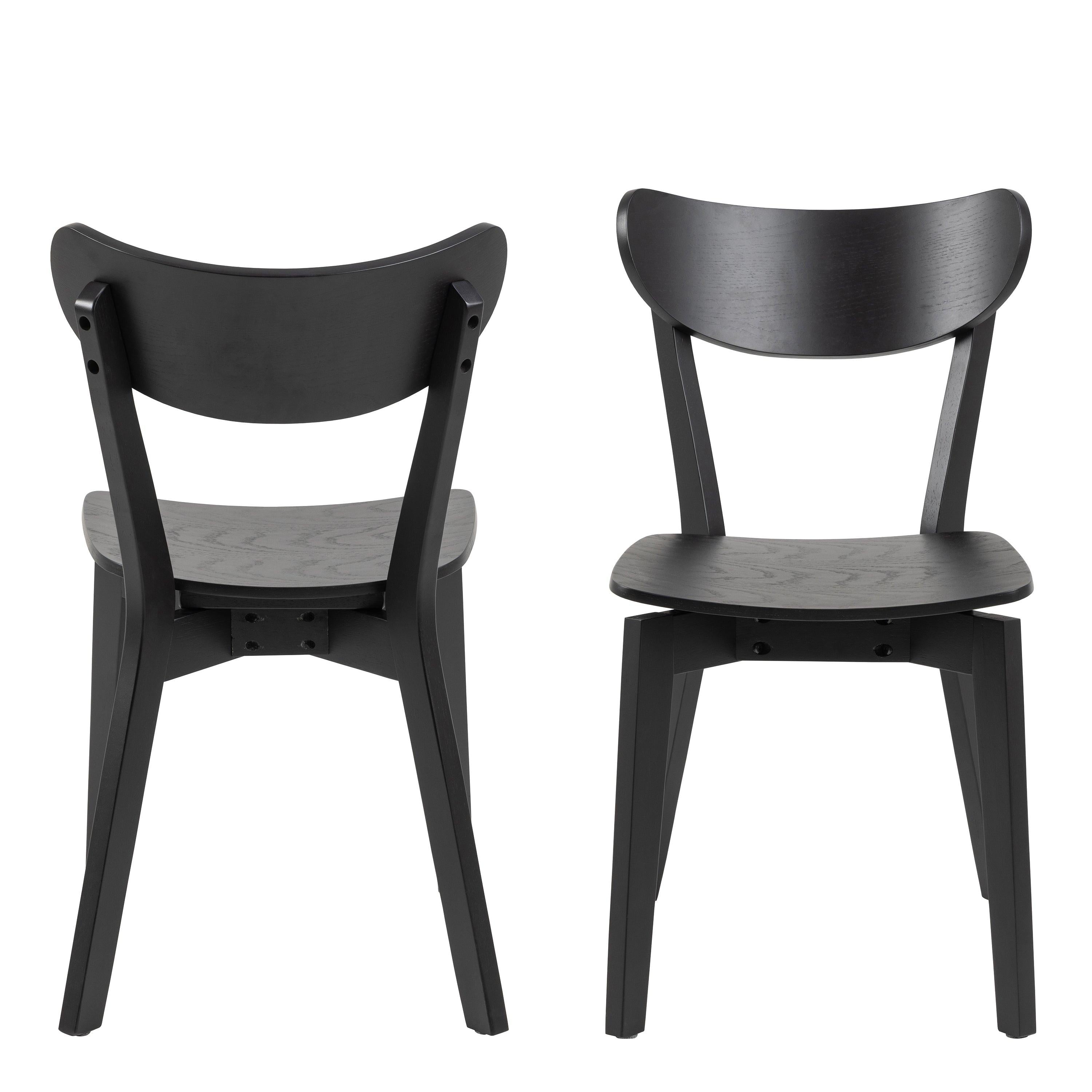 Roxby Dining Chairs in Black Set of 2 - image 2