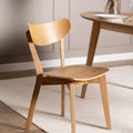 Roxby Dining Chairs in Oak Set of 2 - image 5