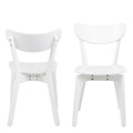 Roxby Dining Chair in White Set of 2 - image 2