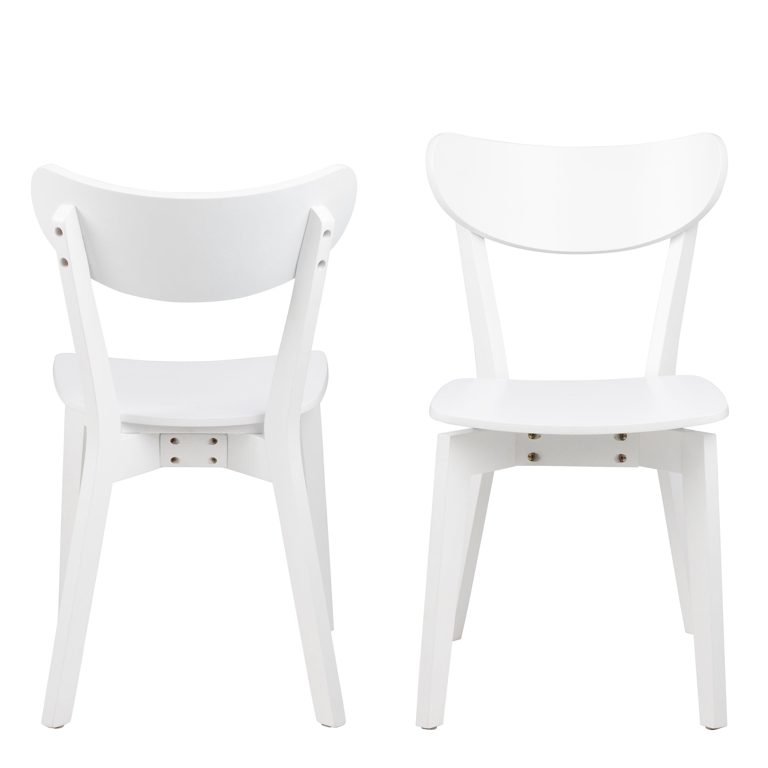 Roxby Dining Chair in White Set of 2 - image 2