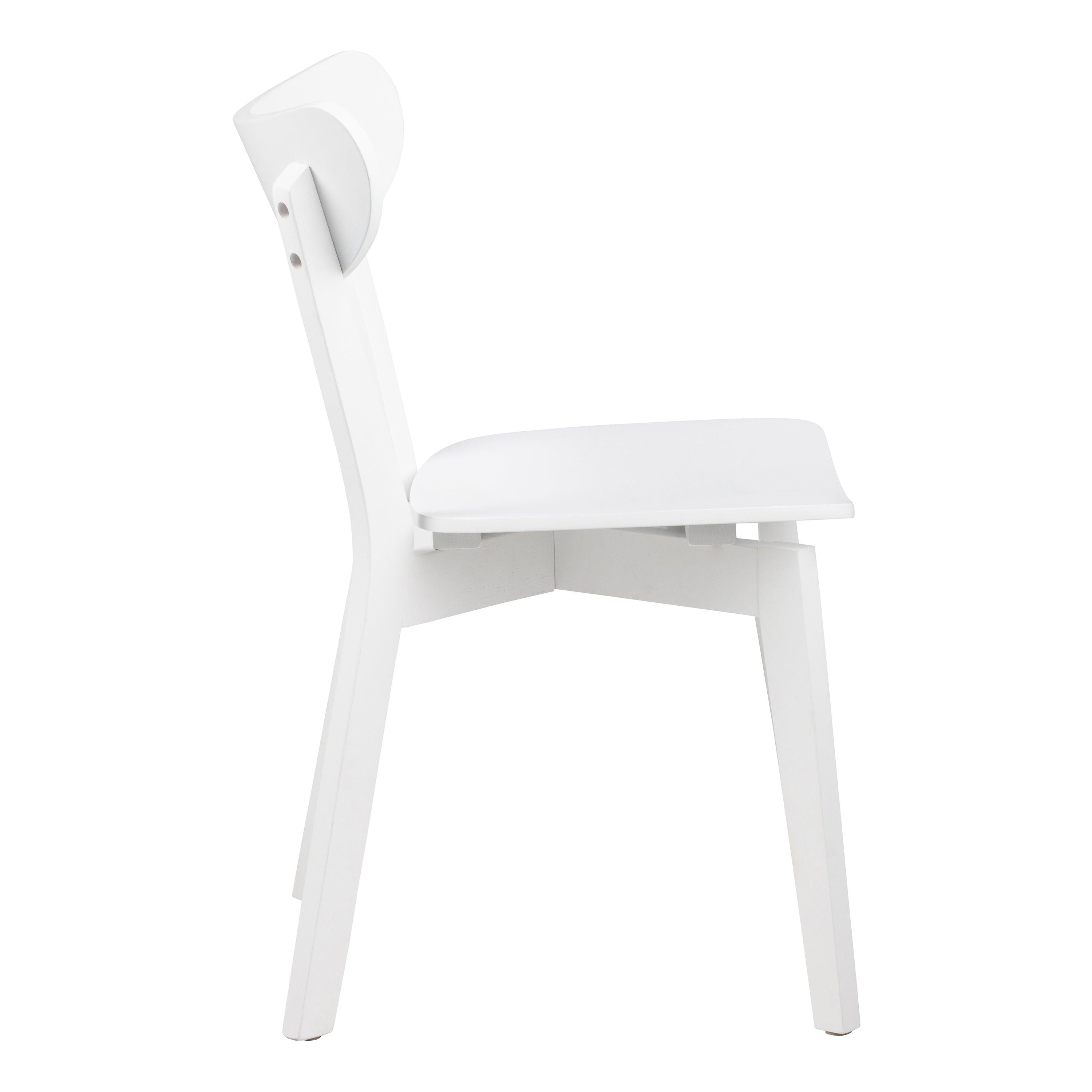 Roxby Dining Chair in White Set of 2 - image 3