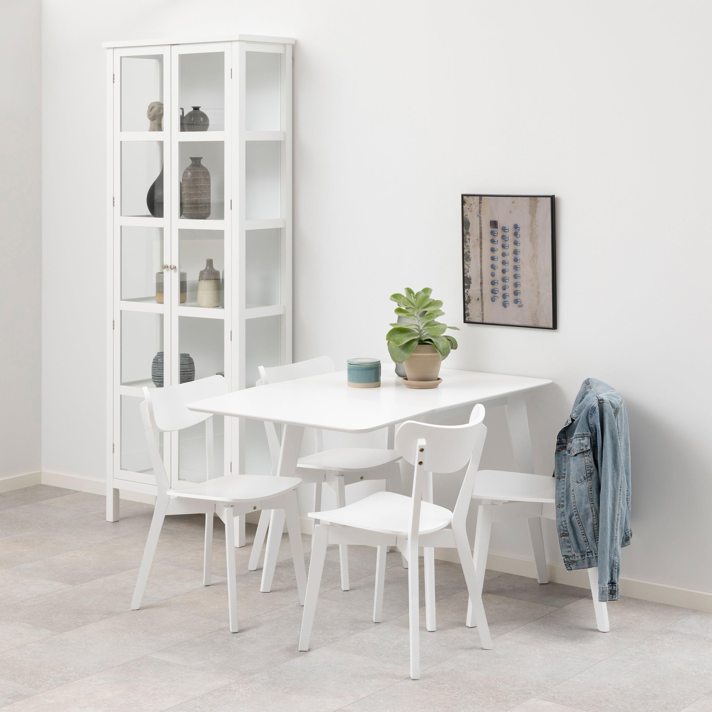 Roxby Dining Chair in White Set of 2 - image 4