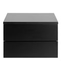 Avignon Bedside Table with 2 Drawers in Black - image 2