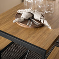 Bahamas Bar Table Set in Black and Oak - image 5