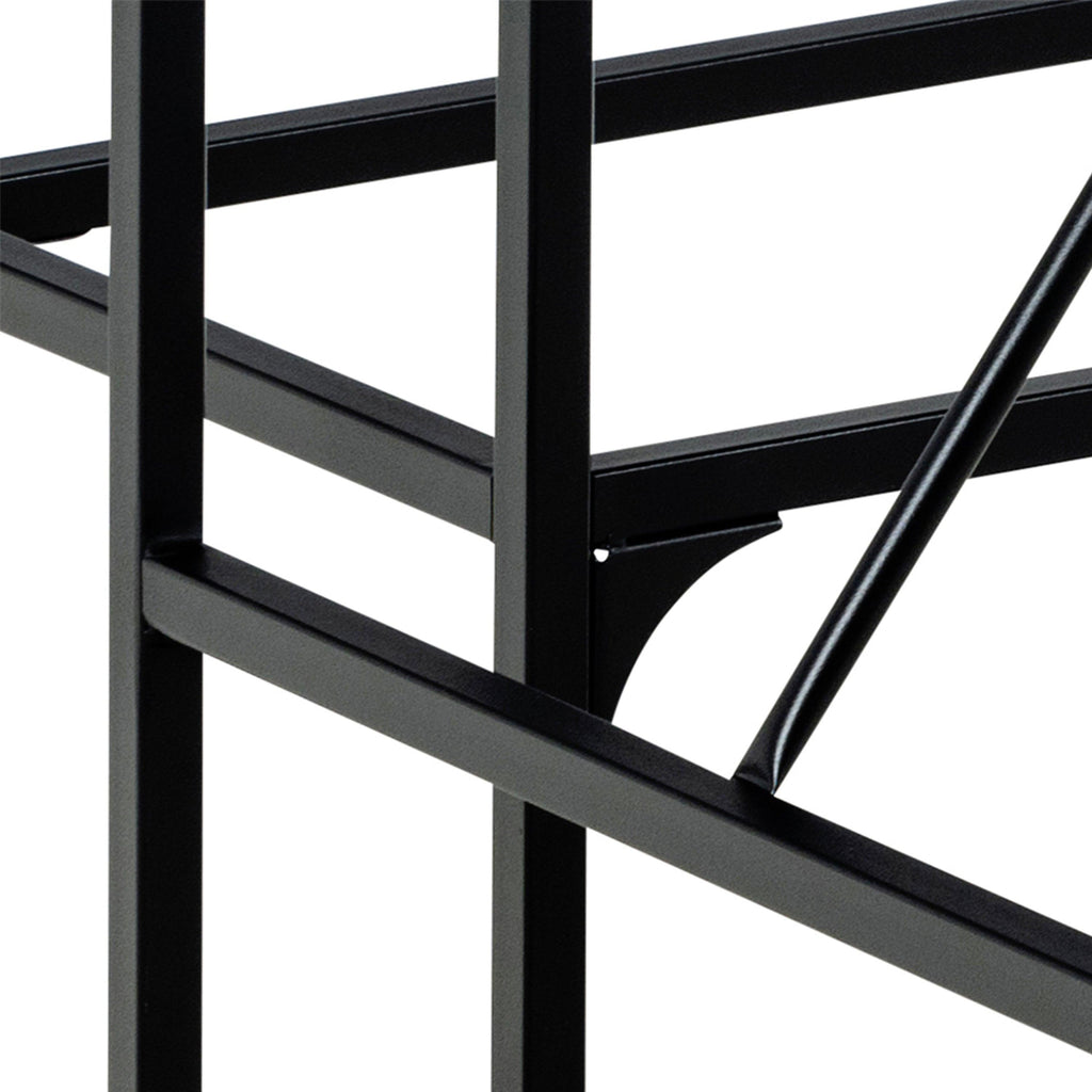 Bahamas Bar Table Set in Black and Oak - image 9