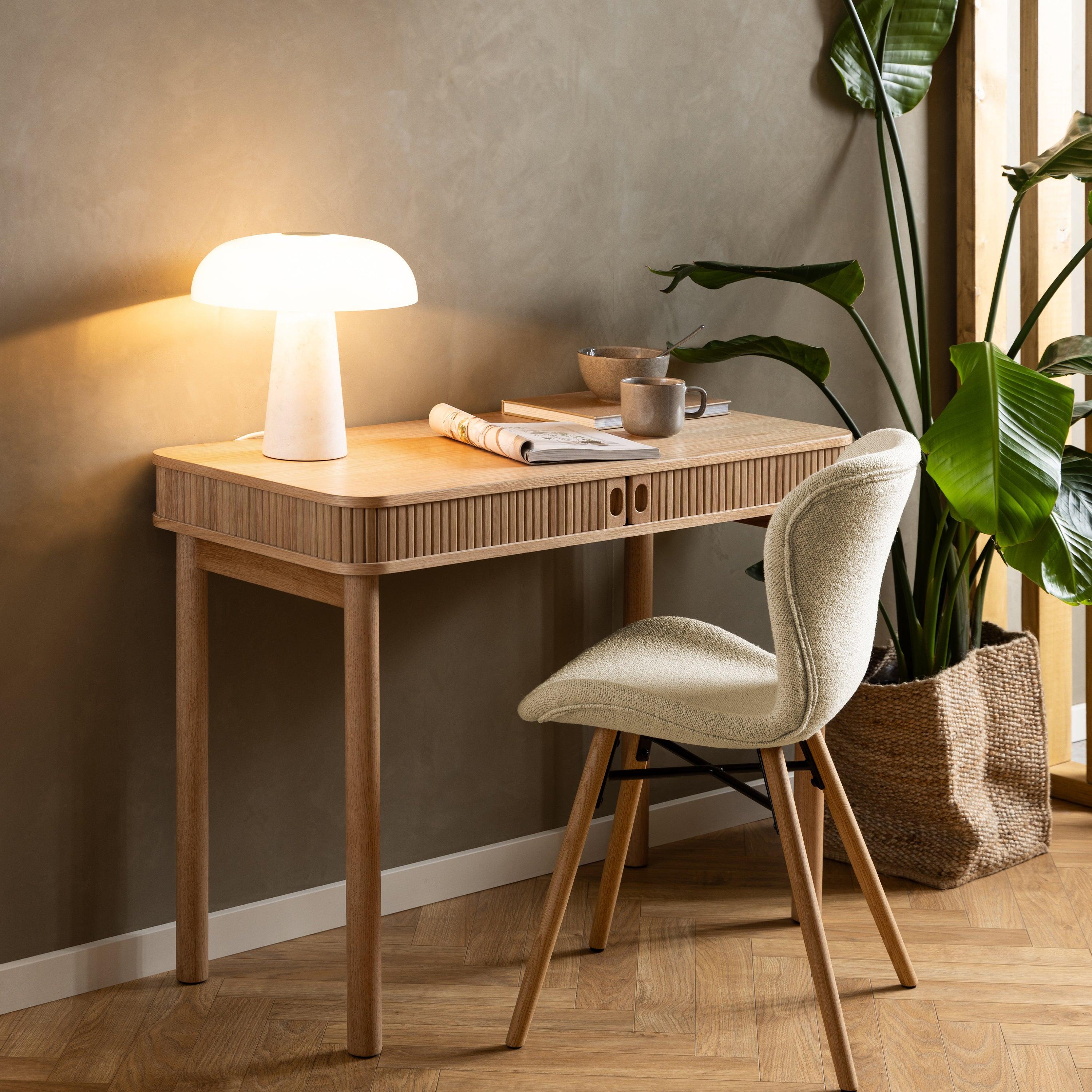 Langley Office Desk in Oak - image 5