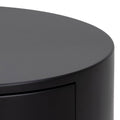 Polo Round Bedside Table in Black - image 5