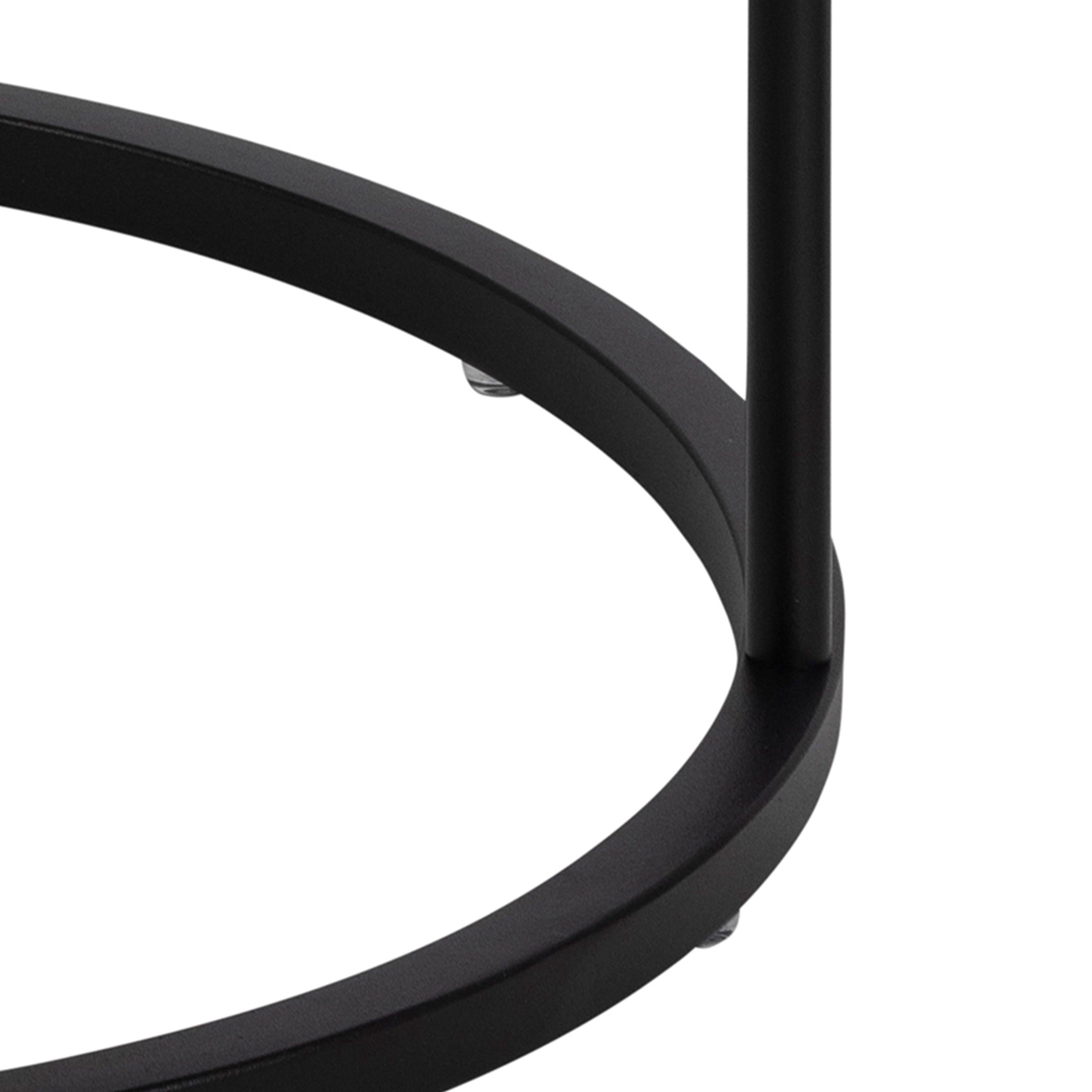 Polo Round Bedside Table in Black - image 8