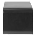 Joliet Wallmounted Bedside Table in Black and Bamboo - image 3