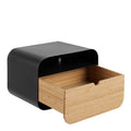 Joliet Wallmounted Bedside Table in Black and Bamboo - image 4