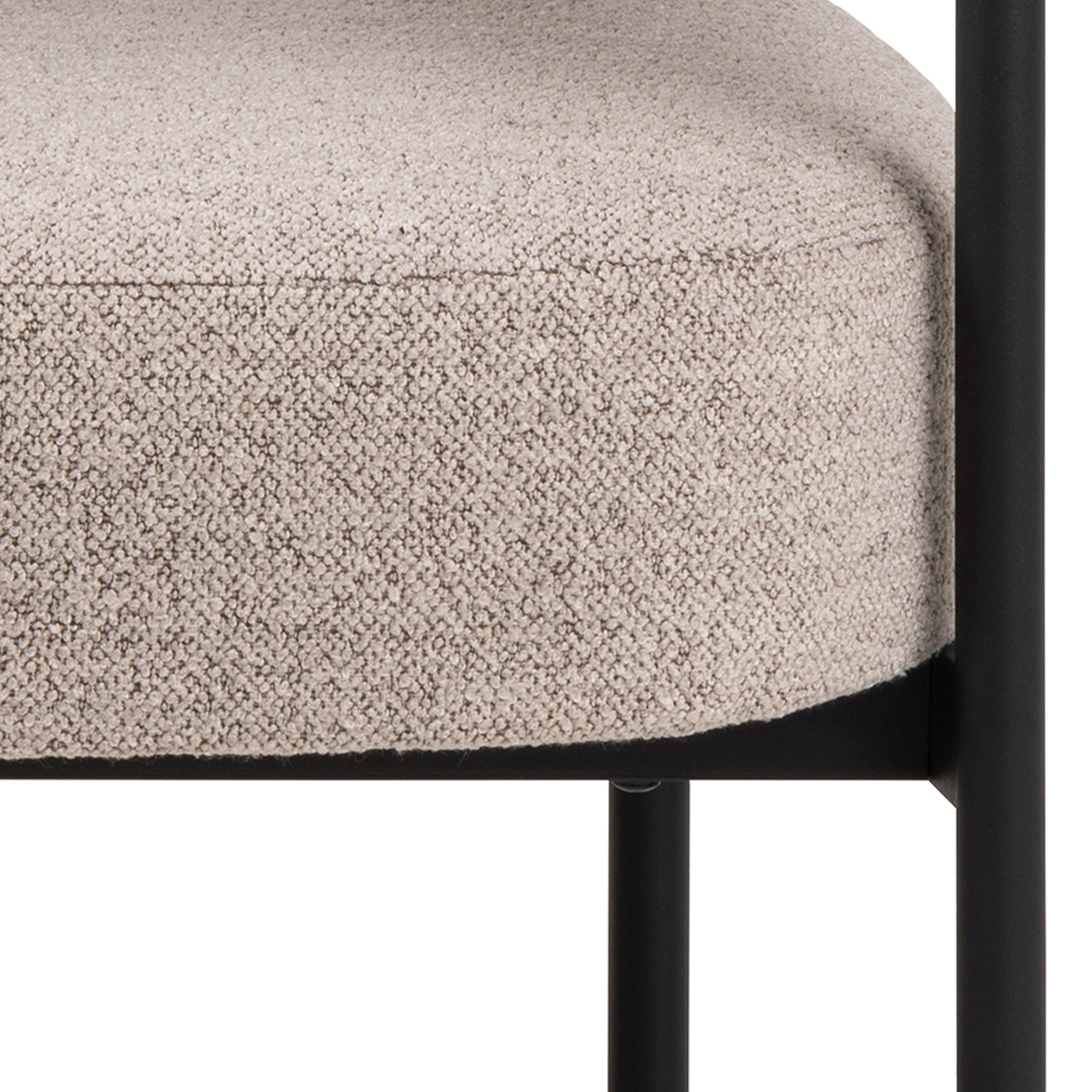 Oakfield Lounge Chair in Beige Fabic with Black Legs - image 9