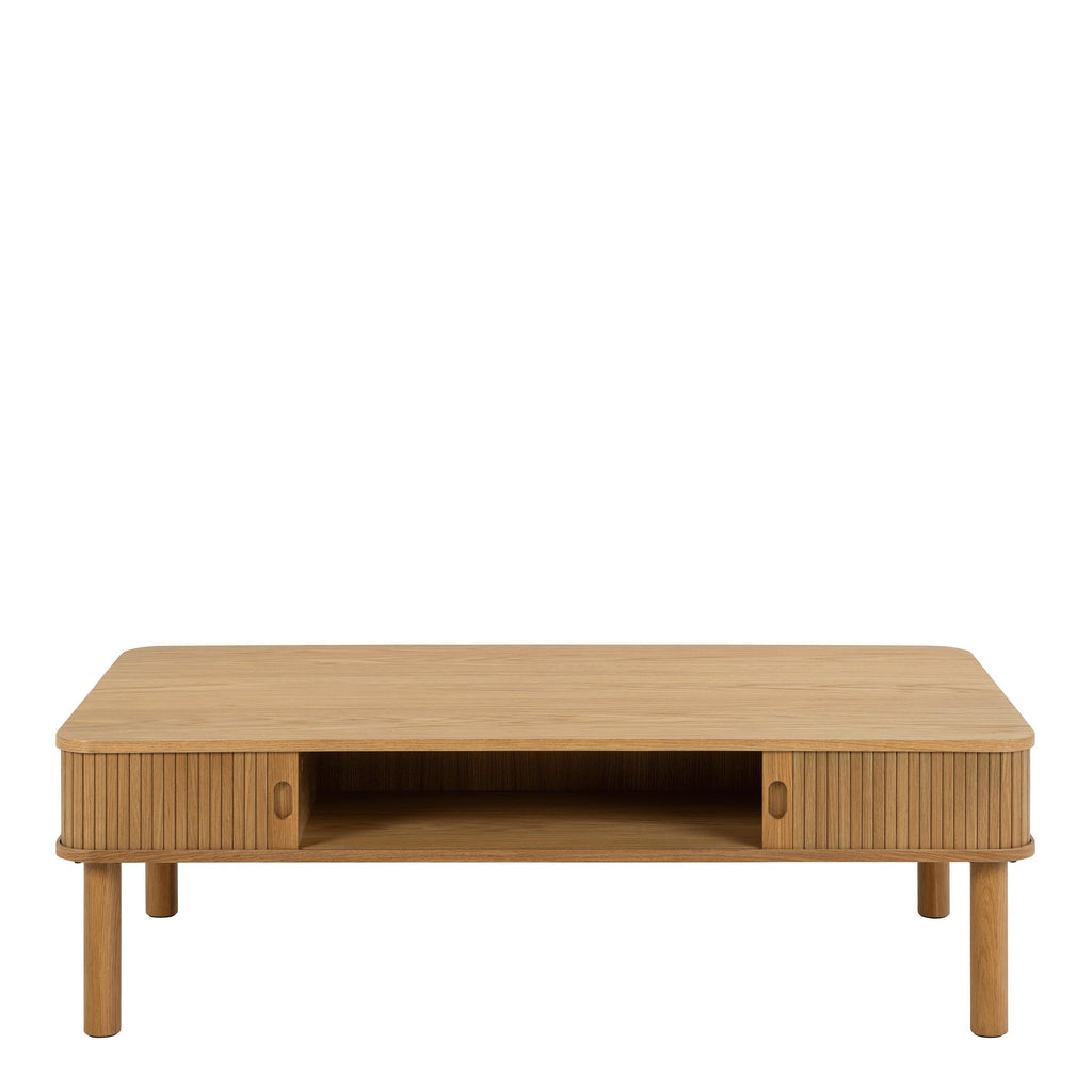 Langley Coffee Table Sliding Door in Oak - image 2