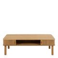 Langley Coffee Table Sliding Door in Oak - image 2