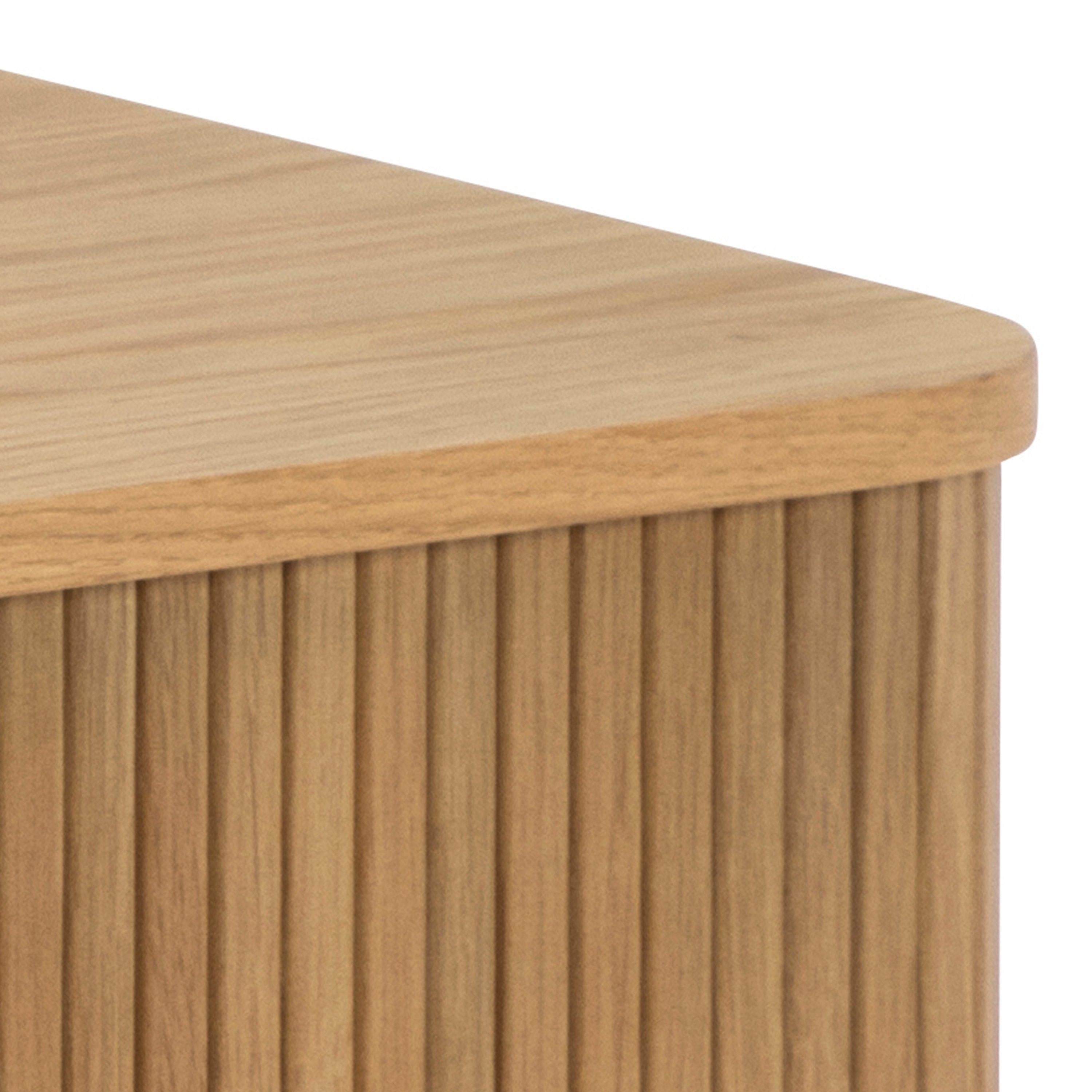 Langley Coffee Table Sliding Door in Oak - image 4