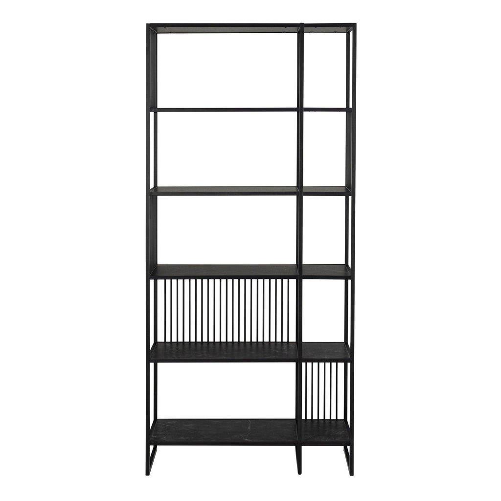 Strington Bookcase with 5 Shelves in Black - image 2