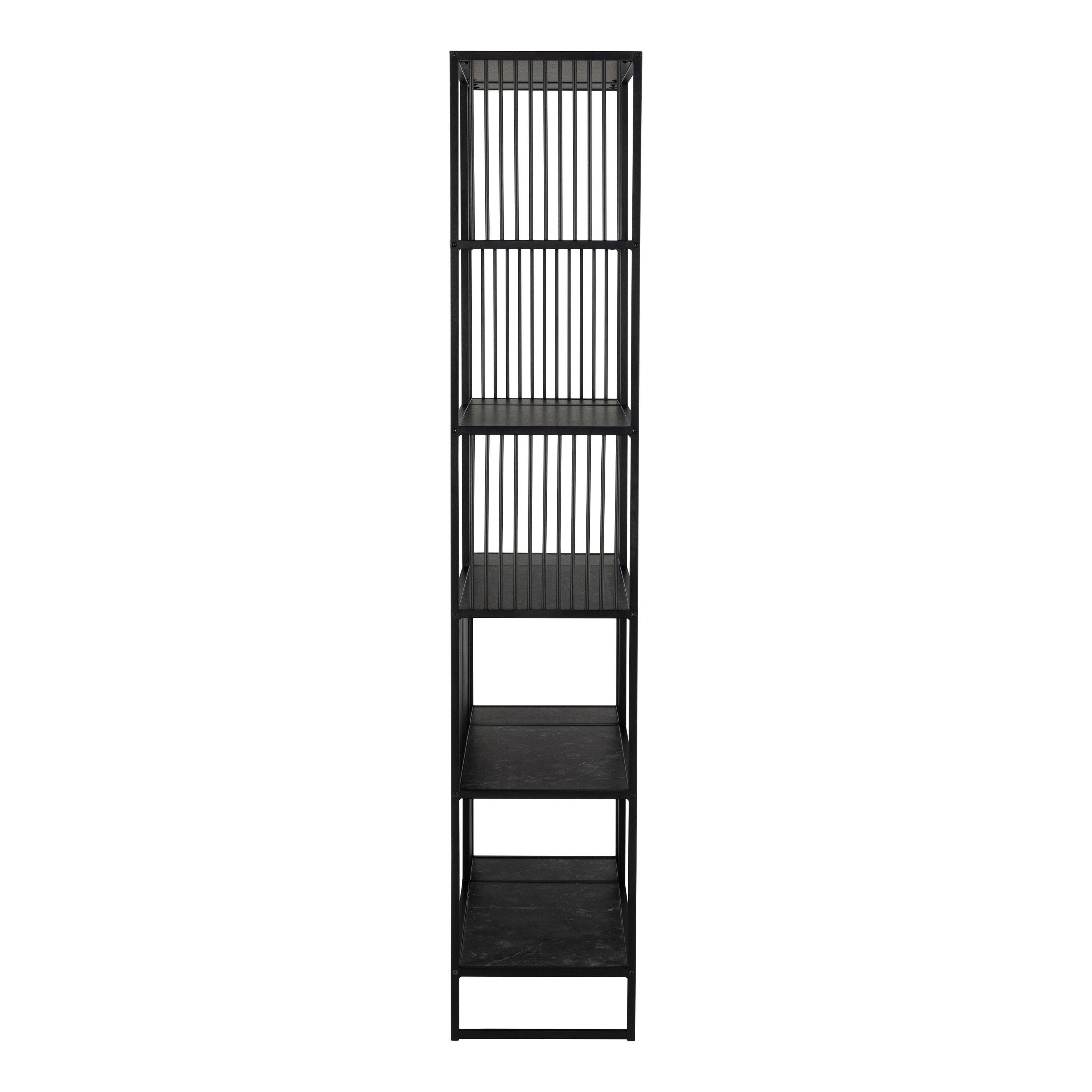 Strington Bookcase with 5 Shelves in Black - image 3