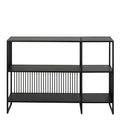 Strington Bookcase with 2 Shelves in Black - image 2