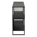 Strington Bookcase with 2 Shelves in Black - image 3