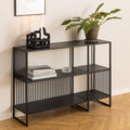 Strington Bookcase with 2 Shelves in Black - image 5