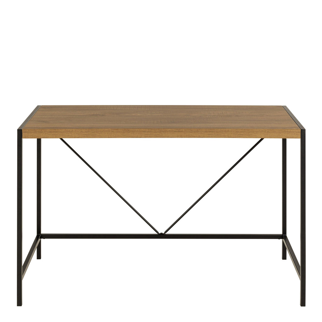 Bahamas Office Desk in Black and Oak - image 2