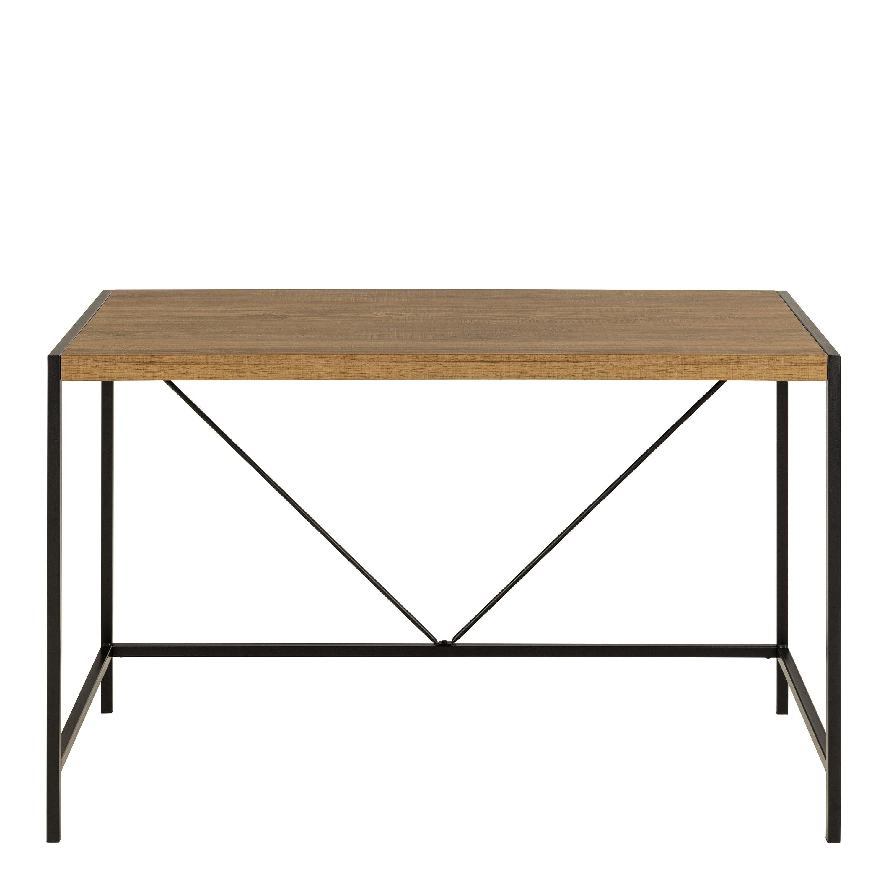 Bahamas Office Desk in Black and Oak - image 2