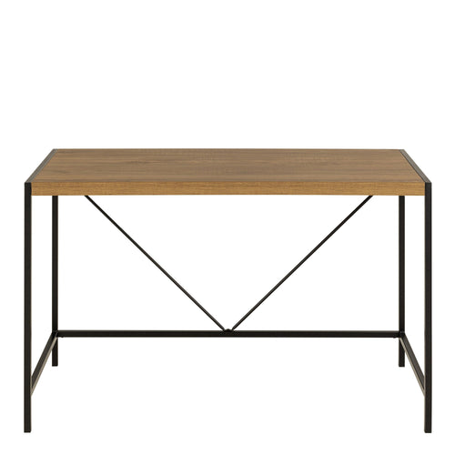 Bahamas Office Desk in Black and Oak - image 2