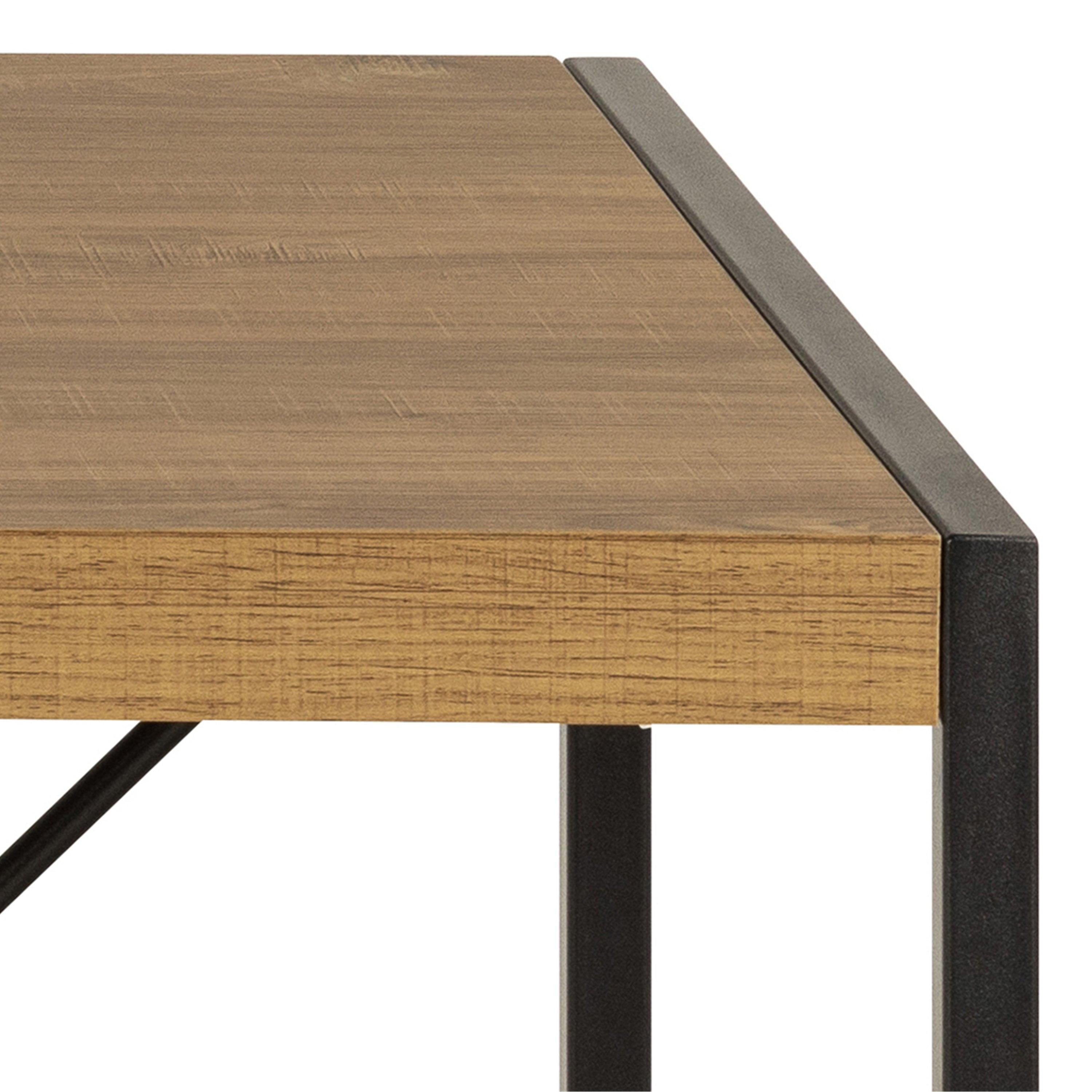 Bahamas Office Desk in Black and Oak - image 7