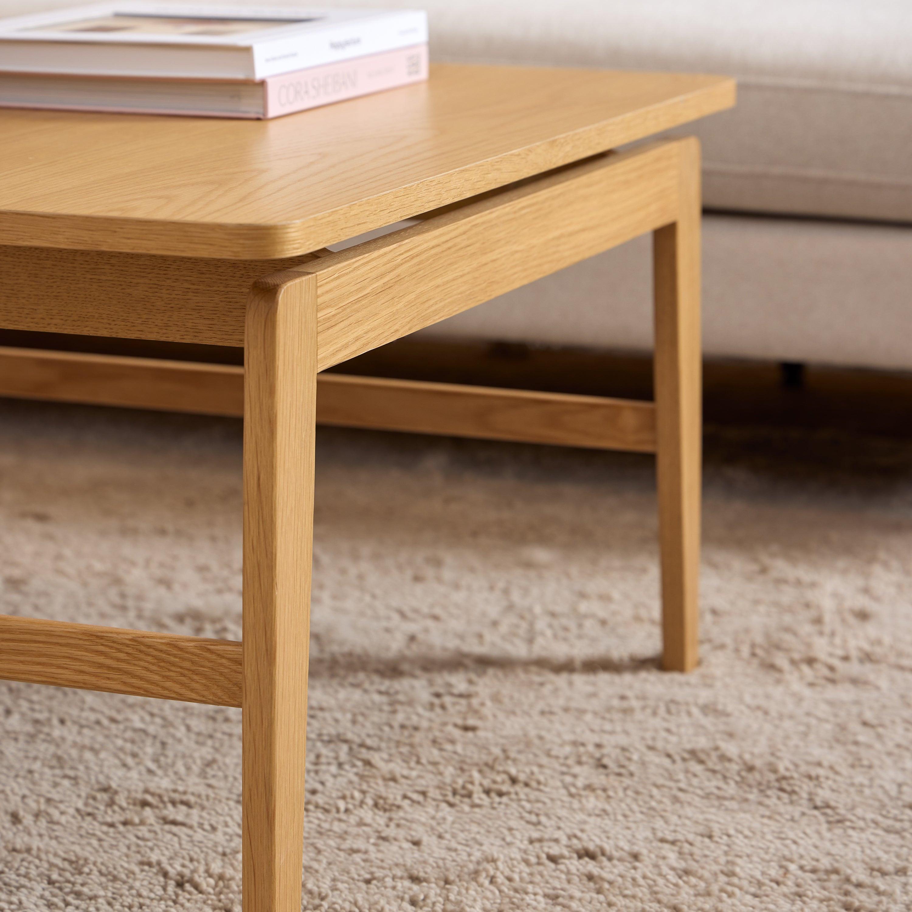 Essex Square Coffee Table in Oak - image 4
