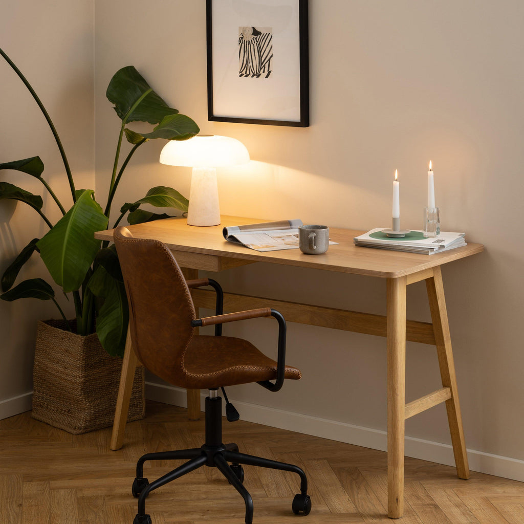 Barnett Office Desk in Oak - image 4