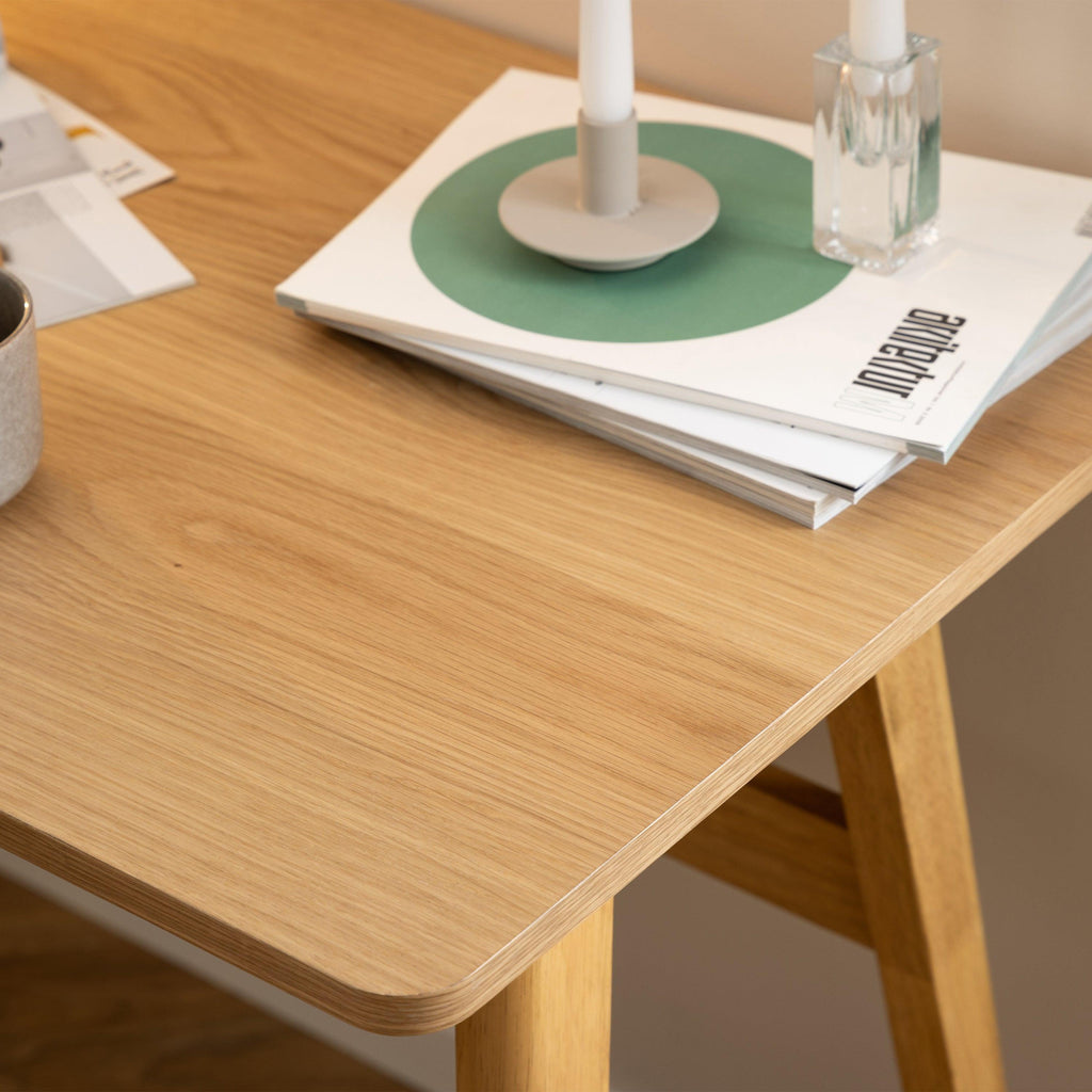 Barnett Office Desk in Oak - image 5