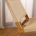 Carson Lounge Chair in Off White and Oak - image 5