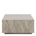 Dice Square Coffee Table in Grey Marble 90x90x42cm - image 2
