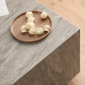 Dice Square Coffee Table in Grey Marble 90x90x42cm - image 4