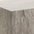 Dice Square Coffee Table in Grey Marble 90x90x42cm - image 5