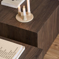 Dice Square Coffee Table Set in Smoked Ash - image 5