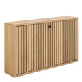 Albany Shoe Cabinet 1 Flip Down Door in Oak