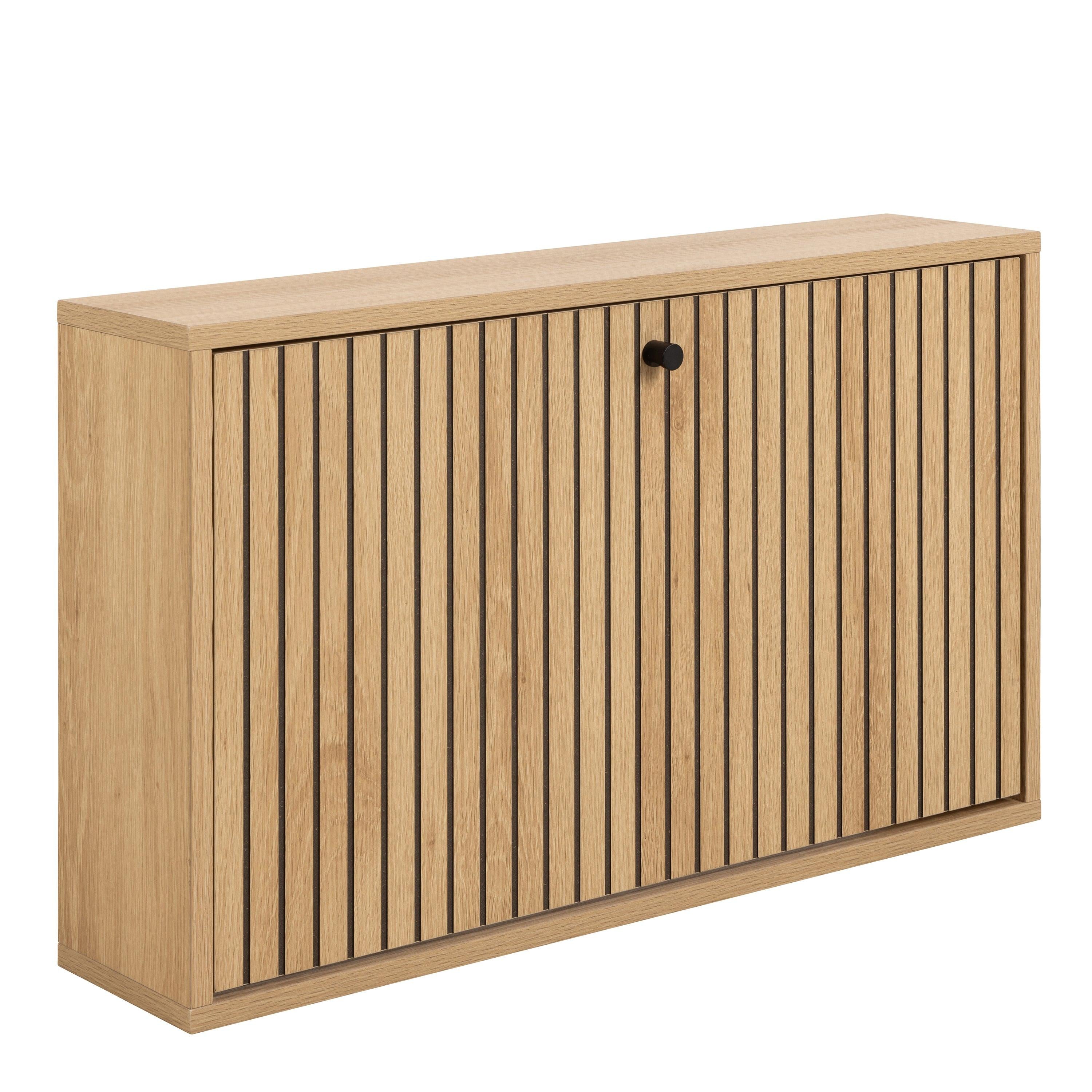 Albany Shoe Cabinet 1 Flip Down Door in Oak
