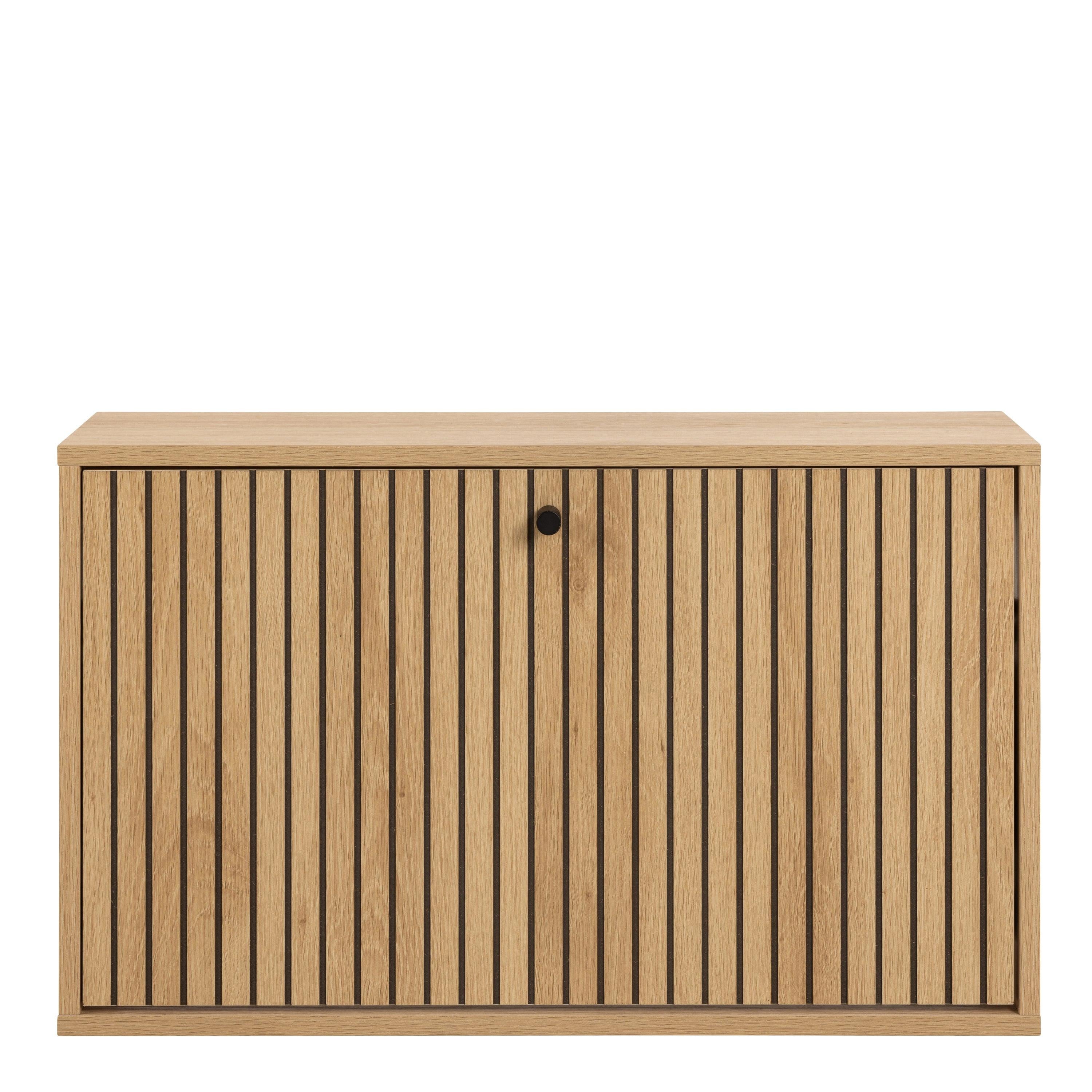 Albany Shoe Cabinet 1 Flip Down Door in Oak - image 2