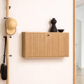Albany Shoe Cabinet 1 Flip Down Door in Oak - image 5