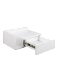 Ashlan 1 Drawer Wall Mounted Square Bedside Table in White - image 5