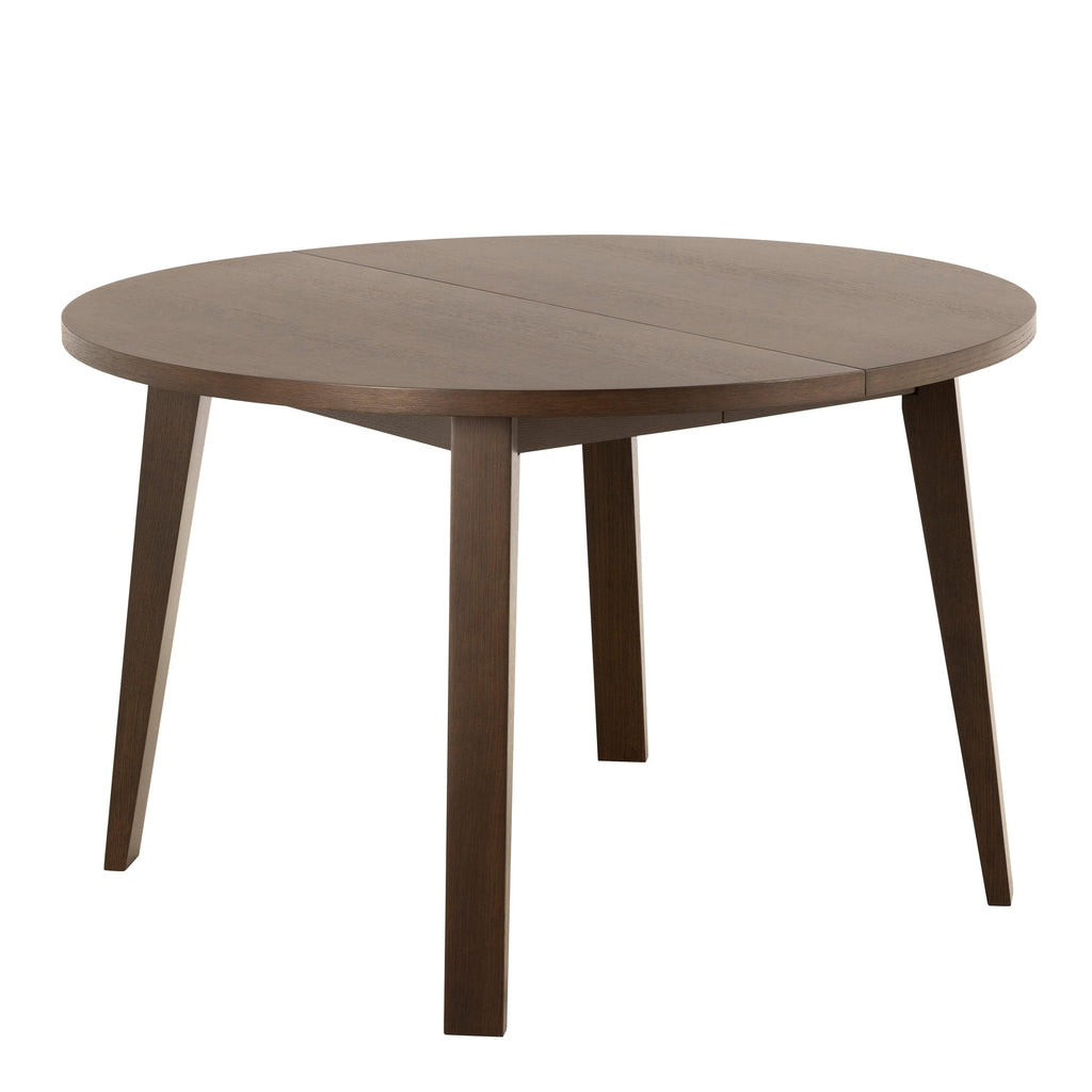 A-Line Round Extendable Dining Table in Smoked Oak 120/220 x 120 x 75cm - image 2