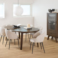 A-Line Round Extendable Dining Table in Smoked Oak 120/220 x 120 x 75cm - image 5