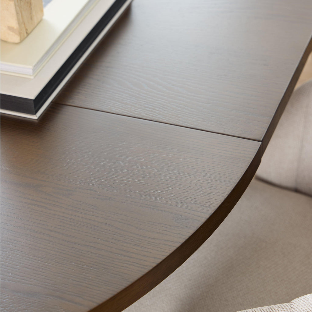 A-Line Round Extendable Dining Table in Smoked Oak 120/220 x 120 x 75cm - image 7