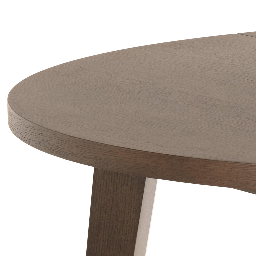 A-Line Round Extendable Dining Table in Smoked Oak 120/220 x 120 x 75cm - image 8