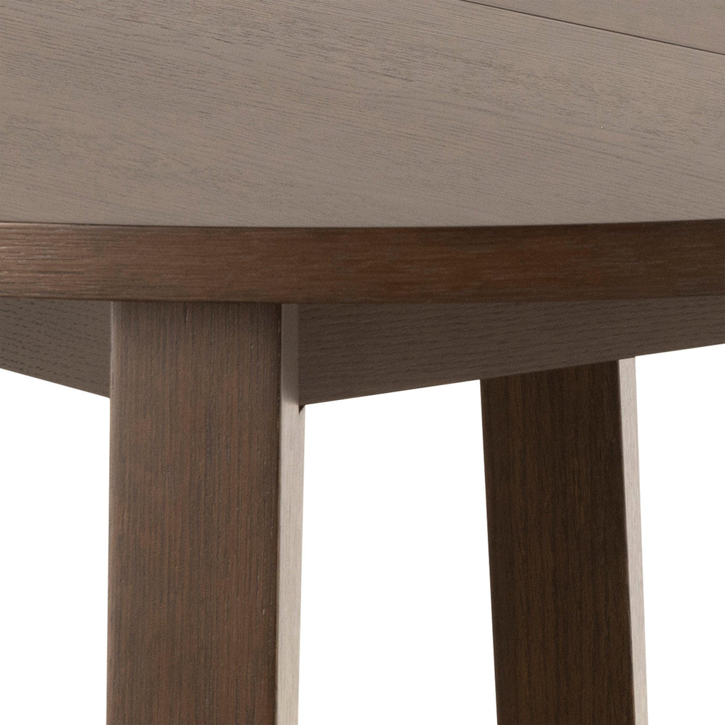 A-Line Round Extendable Dining Table in Smoked Oak 120/220 x 120 x 75cm - image 9