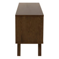 A-Line Sideboard with 4 Drawers and Sliding Door in Smoked Oak - image 3