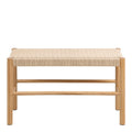 Alvin Weaved Bench in Off White - image 2