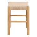 Alvin Weaved Stool in Off White - image 2