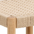 Alvin Weaved Stool in Off White - image 4