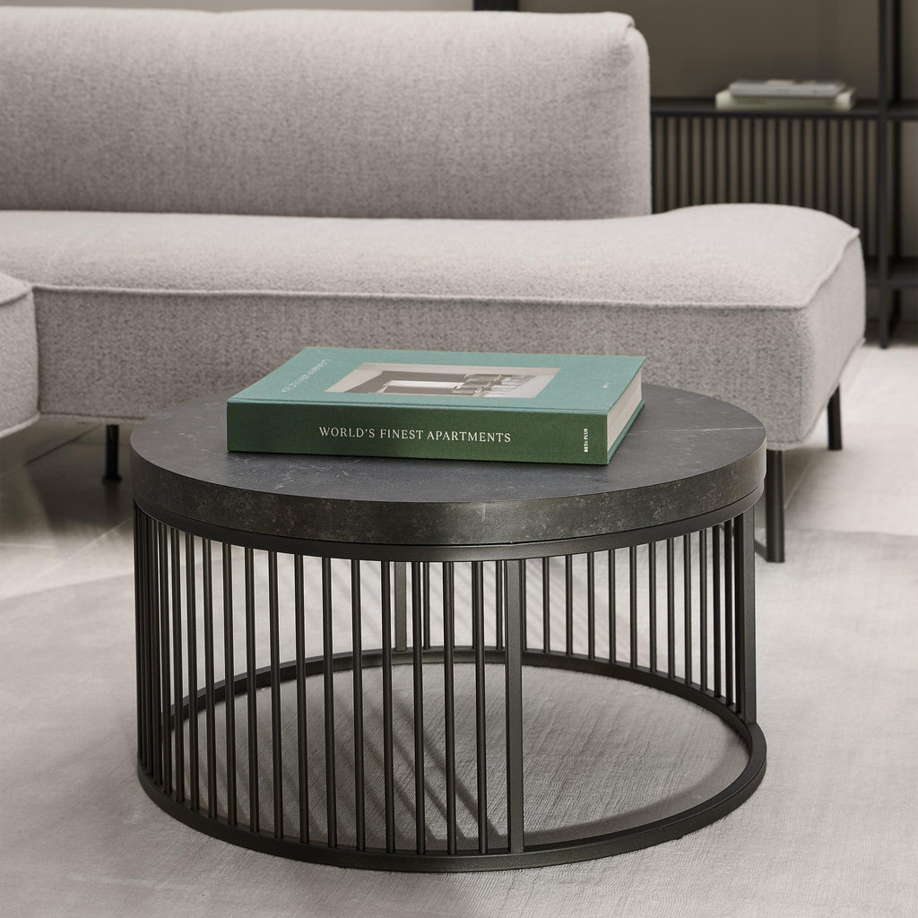 Strington Round Coffee Table in Matt Black - image 3